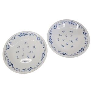 Vintage Corelle Livingware Provincial Blue Plates 7" Wide